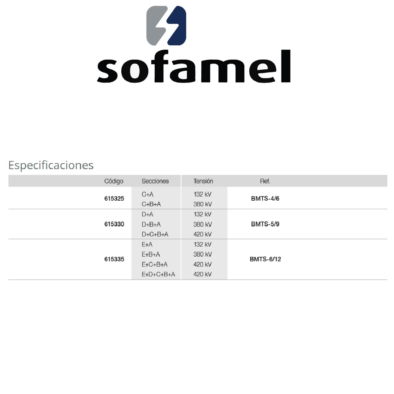 PERTIGA TELESCOPICA BMTS-5/9 SOFAMEL 615330 - Imagen 3
