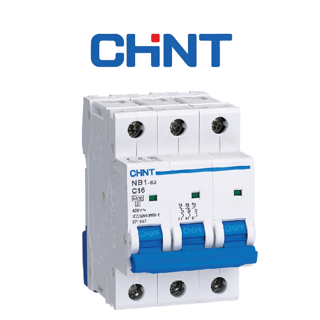 INTERRUPTOR RIEL NB1-63 3P 25A 6KA CHINT