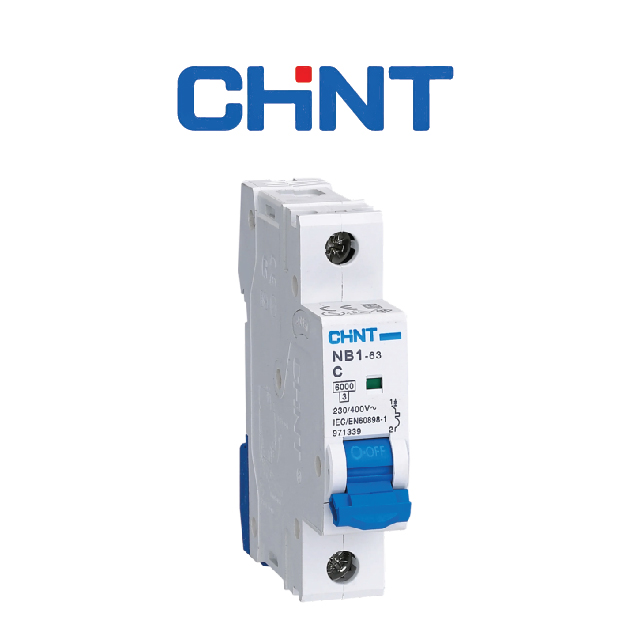 INTERRUPTOR RIEL NB1-63H 1P 63A 10KA CHINT