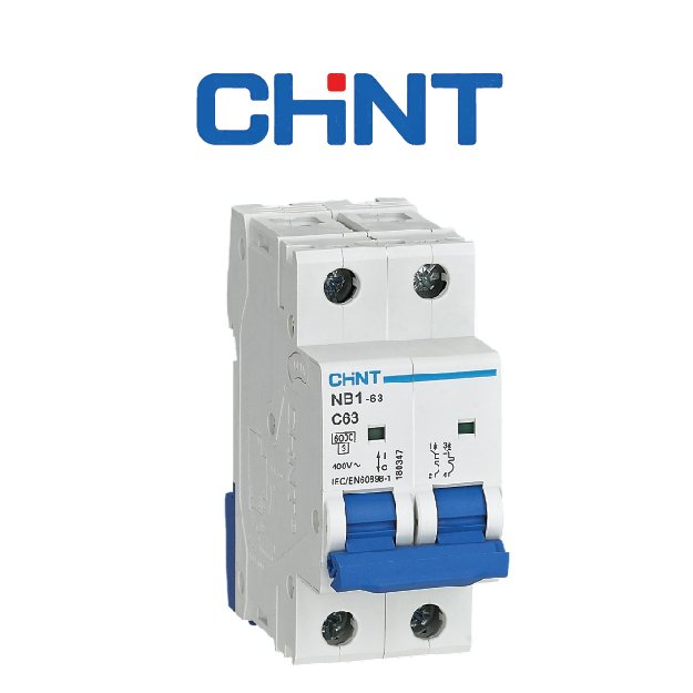 INTERRUPTOR RIEL NB1-63H 2P 40A 10KA CHINT