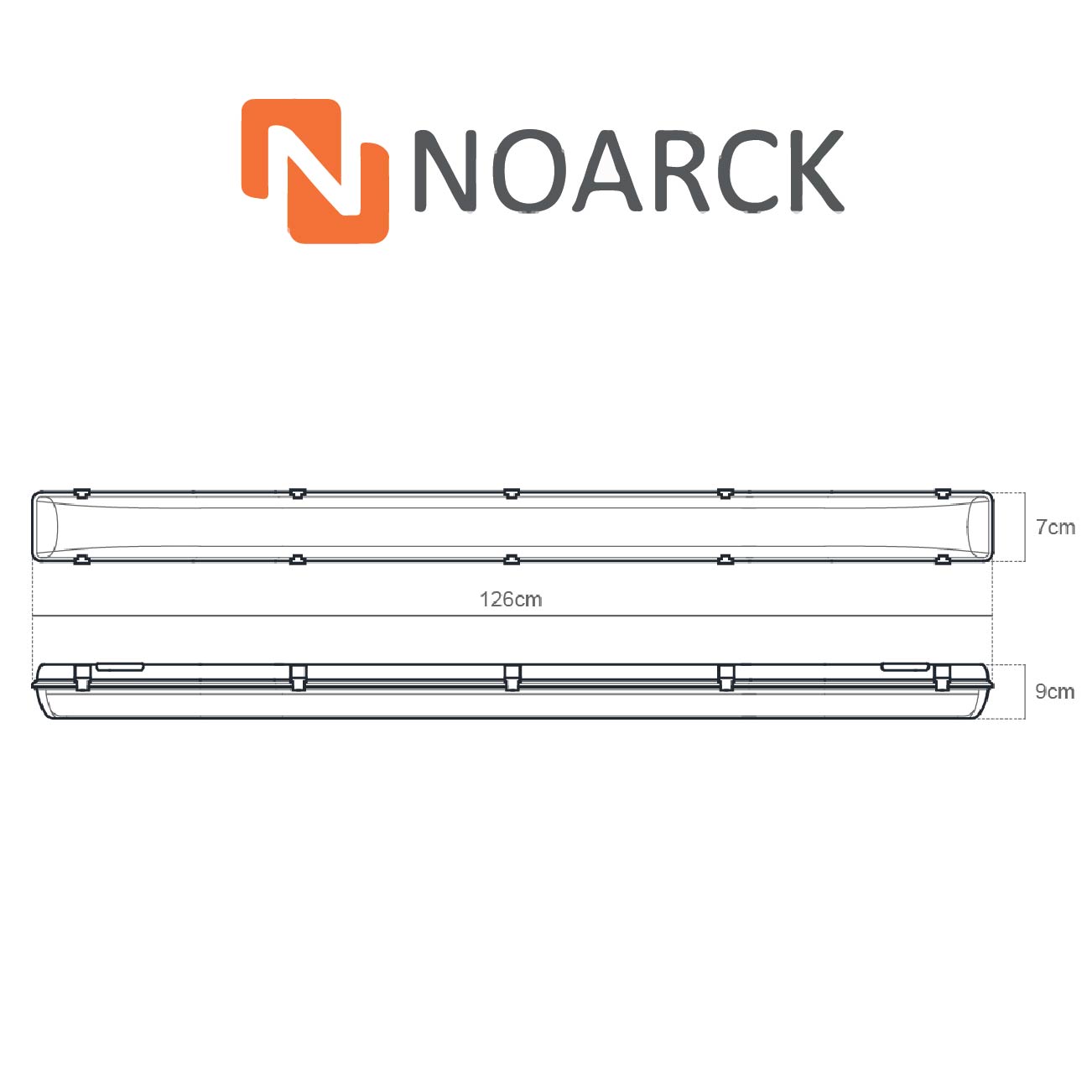 ESTANCO LED 120CM FRIO NOARCK - Imagen 2