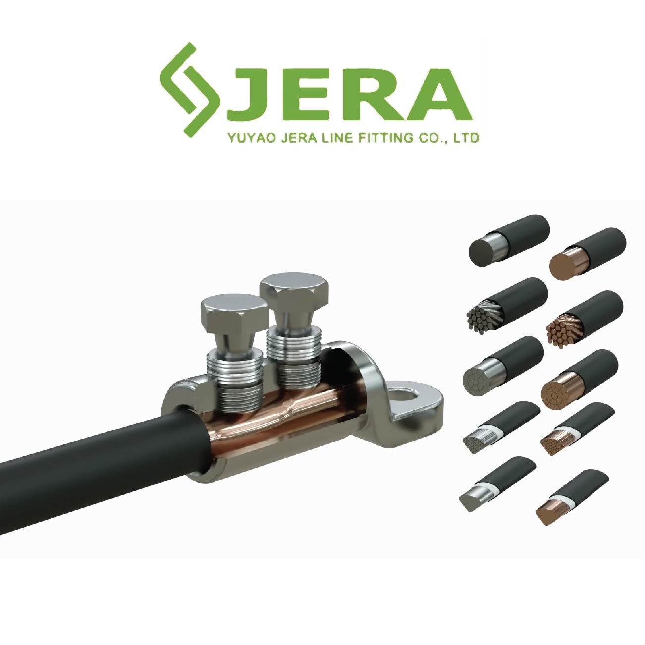 TERMINAL BIMETALICO CON 2 TORNILLOS FUSIBLE 25-150 - Imagen 2