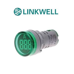 INDICADOR DE AMPERIMETRO LED 22MM 220V VERDE AD16