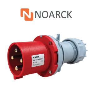 FICHA MACHO 3P+T 63A 400V 6H ROJO IP44
